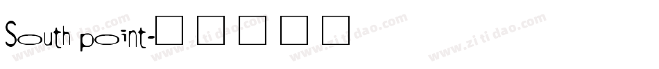 South point字体转换